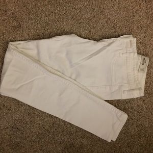Hollister High Waisted White Jeans